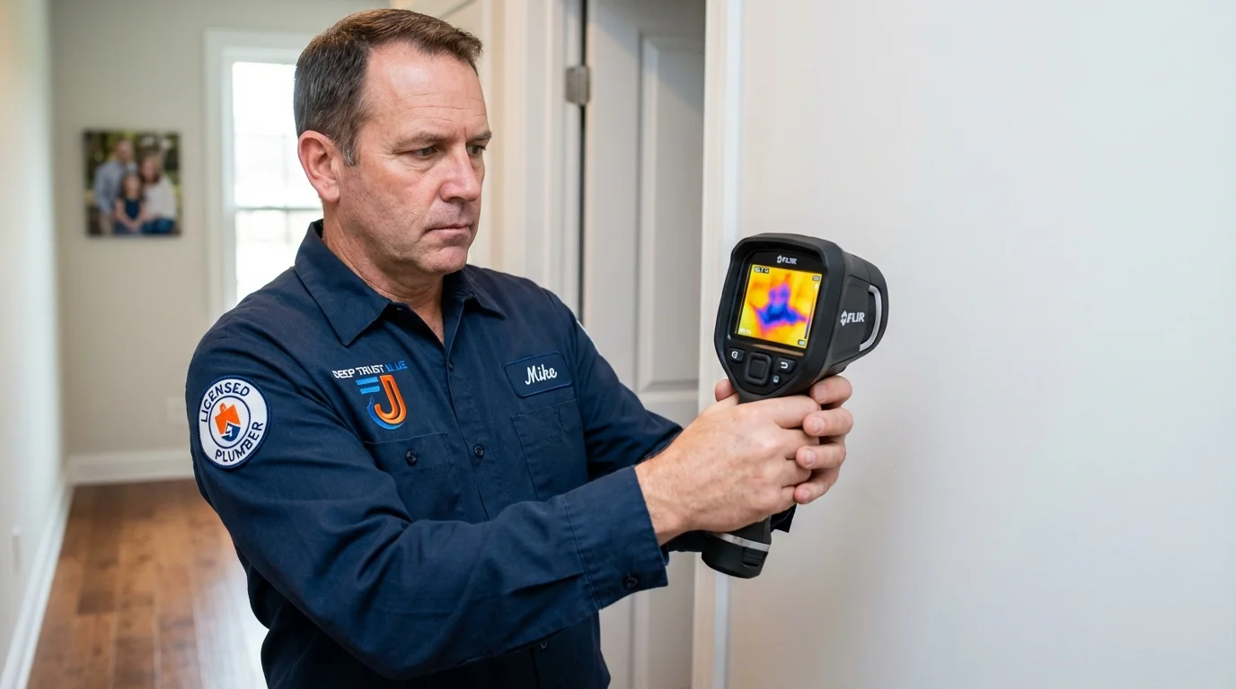 Thermal imaging leak detection by Johns Plumbing LLC in Lake Placid